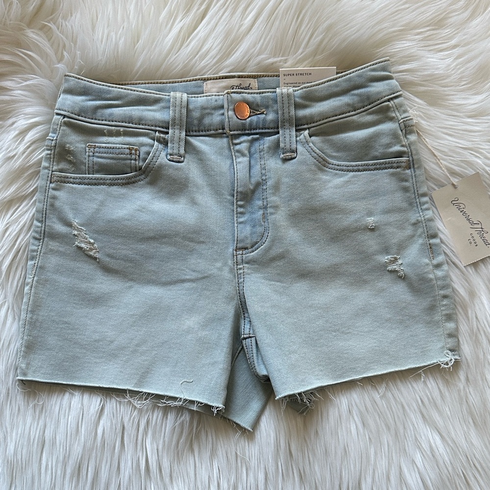 Universal Thread Light Blue Jean Shorts - Picture 2 of 7